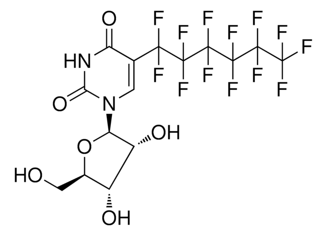 1-((2R,3R,4S,5R)-3,4-DIHYDROXY-5-(HYDROXYMETHYL)TETRAHYDROFURAN-2-YL)-5-(PERFLUOROHEXYL)PYRIMIDINE-2,4(1H,3H)-DIONE AldrichCPR