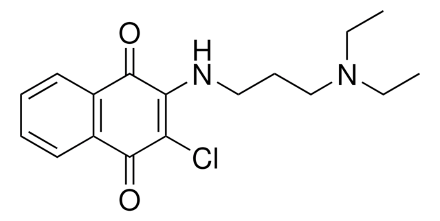 2-CHLORO-3-(3-DIETHYLAMINO-PROPYLAMINO)-(1,4)NAPHTHOQUINONE AldrichCPR