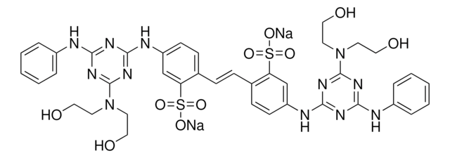 Fluoreszierender Aufheller 28, Dinatriumsalzlösung used as a stain and brightening agent