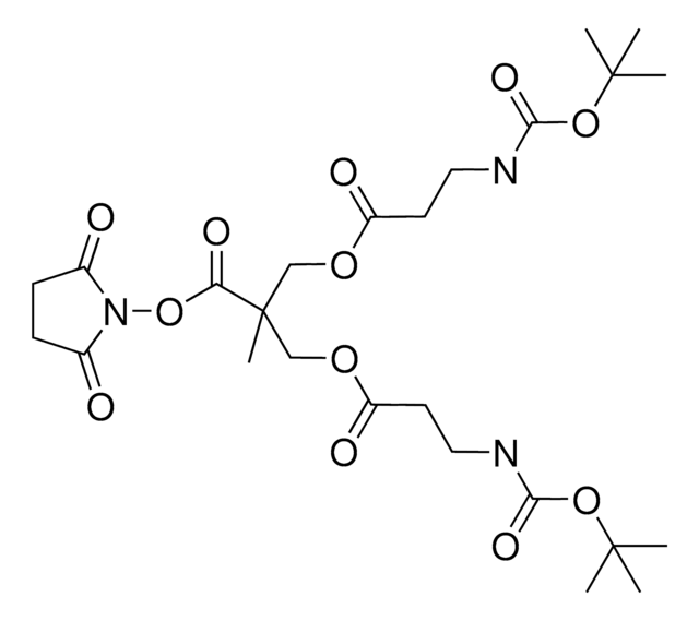 Polyester bis-MPA dendron, 2 NHBoc, 1 NHS (core) generation 1