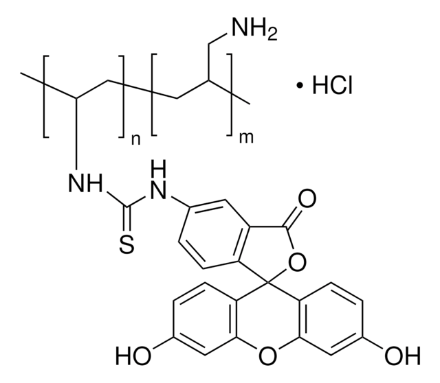 Poly(fluoresceinisothiocyanat allylaminhydrochlorid) Poly(allylamine hydrochloride) : Fluorescein isothiocyanate 50:1