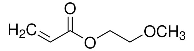 エチレングリコールメチルエーテルアクリラート contains 50-100&#160;ppm MEHQ as inhibitor, 98%