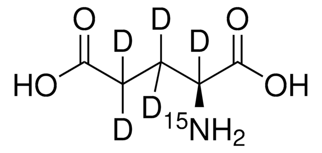 L-Glutamin-15N,2,3,3,4,4-d5-säure 97 atom % D, 98 atom % 15N, 95% (CP)