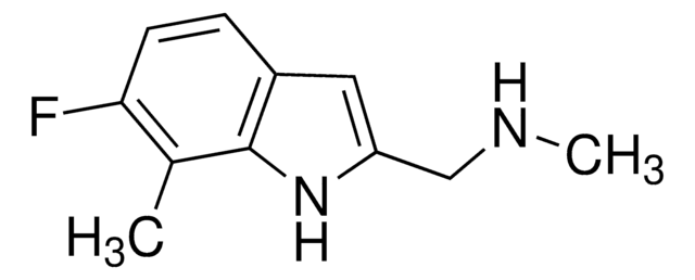 [(6-Fluoro-7-methyl-1H-indol-2-l)methyl]-methylamine AldrichCPR