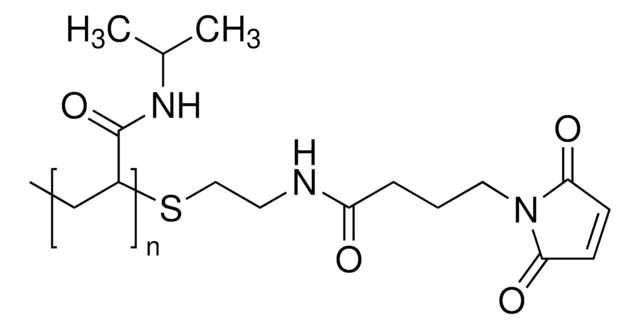 Poly(N-isopropylacrylamide), maleimide terminated average Mn 5,500