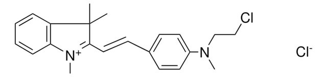 2-(4-N(2-CHLOROETHYL)METHYLAMINO)STYRYL-133-TRIMETHYL-3H-PSEUDOINDOLIUM CHLORIDE AldrichCPR