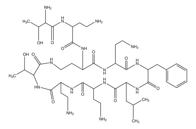 Polymyxin B nonapeptide hydrochloride cationic cyclic peptide