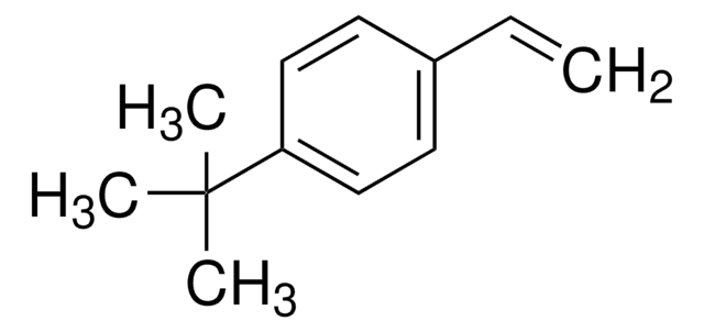 4-tert-ブチルスチレン contains &#8804;100&#160;ppm tert-butylcatechol as inhibitor, 93%