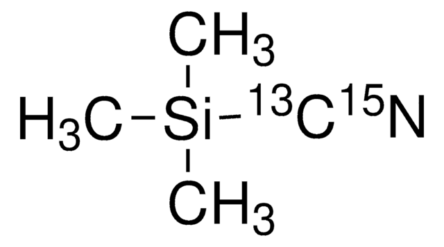 Trimethylsilylcyanid-13C,15N 99 atom % 13C, 98 atom % 15N, 97% (CP)