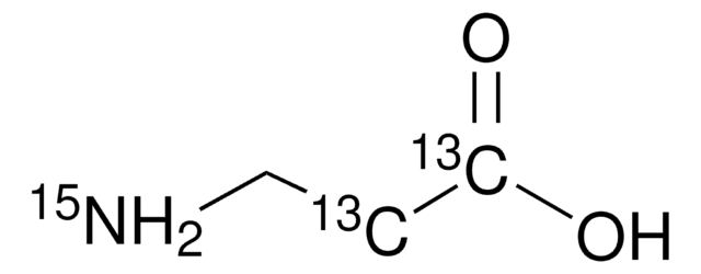 &#946;-丙氨酸-1,2-13C2, 15N 98 atom % 15N, 99 atom % 13C, 98% (CP)