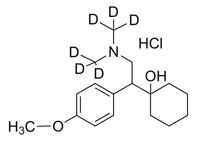 Venlafaxine-D6 塩酸塩 溶液 100&#160;&#956;g/mL in methanol (as free base), ampule of 1&#160;mL, certified reference material, Cerilliant&#174;