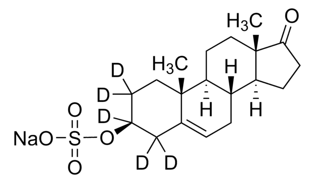 Dehydroepiandrosteron-D5-3-sulfat (DHEAS-D5) (2,2,3,4,4,-D5) Natriumsalz -Lösung 100&#160;&#956;g/mL in methanol (as free sulfate), ampule of 1&#160;mL, certified reference material, Cerilliant&#174;