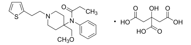 Sufentanil-Zitrat -Lösung 100&#160;&#956;g/mL in methanol (as free base), ampule of 1&#160;mL, certified reference material, Cerilliant&#174;