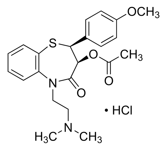 (+)-cis-ジルチアゼム 塩酸塩 &#8805;99% (HPLC)