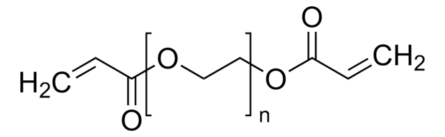 Poly(ethylene glycol) diacrylate average Mn 20,000, contains &#8804;1000&#160;ppm MEHQ as inhibitor