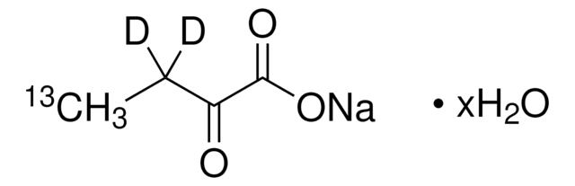 2-Ketobuttersäure-4-13C,3,3-d2 Natriumsalz Hydrat 99 atom % 13C, 98 atom % D, 98% (CP)