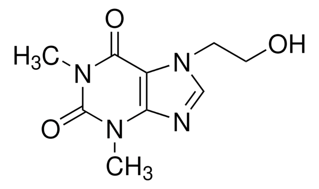 7-(&#946;-ヒドロキシエチル)テオフィリン Pharmaceutical Secondary Standard; Certified Reference Material